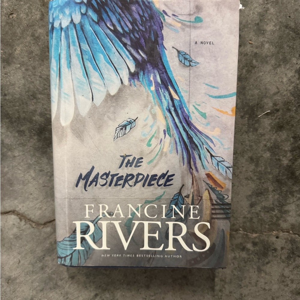 'The Masterpiece' Novel - Blue and Gray Cover